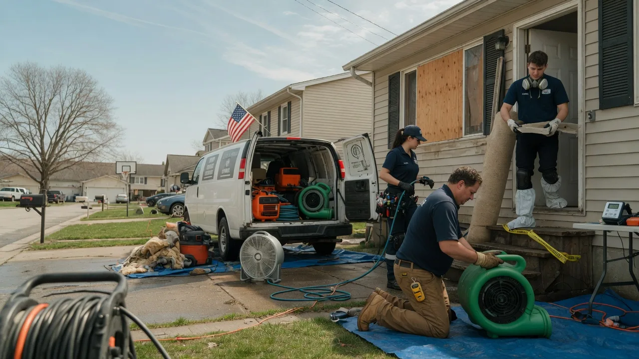 Water Damage Restoration in Pekin, IN near me